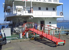 船舶用可動式渡り桟橋
